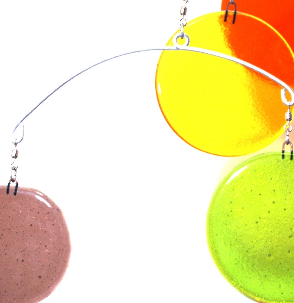 Glass Mobile - 4feet - Primary Colors