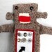 Sock Monkey Robot Plush Toy 3rd in a Series