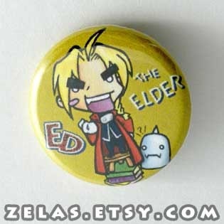 Fullmetal Alchemist - Ed the Elder Button