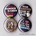 Hunger Games pin - Finnick Button