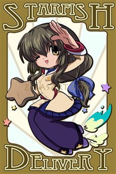 Small Photo Printer  on Fuko Starfish Delivery Clannad Art Print 4x6 By Zelas On Etsy