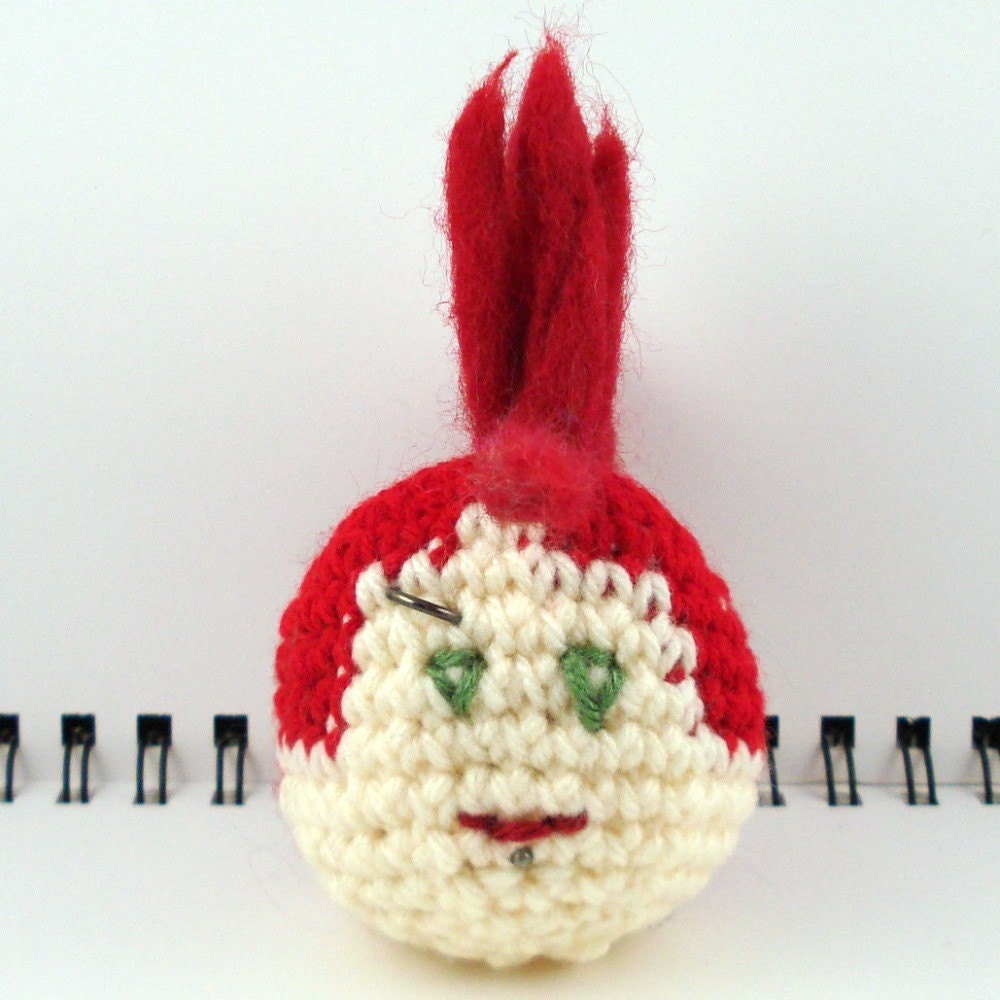 Decapitated Dollies - Mike - Crocheted Plush Head