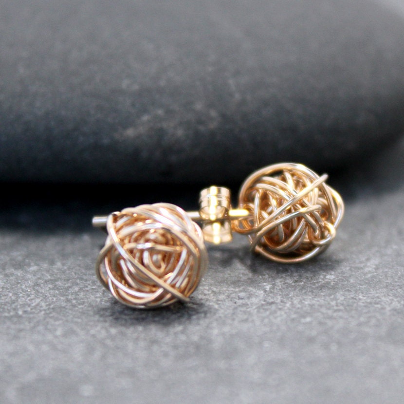 ORGANIC LOVE KNOT earrings