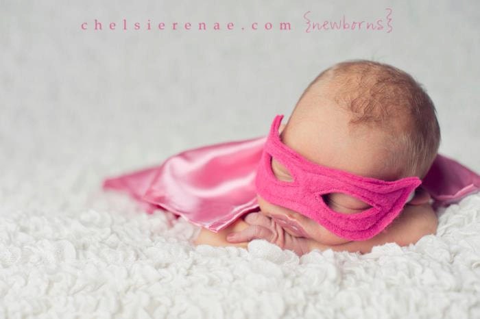 Newborn Super Hero Costume Photo Prop