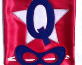 Great American Hero personalized cape with double color mask