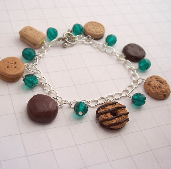 Girl Scout Cookie Charm Bracelet by SweetStella on Etsy
