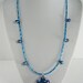 Hibiscus Blue Flower Necklace