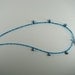 Hibiscus Blue Flower Necklace