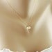 TWO Monograms Disc Necklace, Two GOLD Initial Necklace, Family, Couple Jewelry, Best Friend, Child, Sister, Mother's Necklace