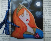 Sleeping Beauty Art Print Bookmark, Fairy Tales, Fantasy, Storybook Art, Reproduction  Art, Children's Art, Children's Bookmark