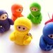 Set of 6 Rainbow Ninja Companions