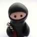 Little Black Ninja with Nunchucks