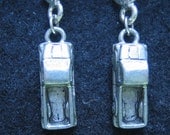 SUPER SALE - Pewter Pick-up Truck Stitch Markers - set of 3