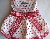 Dog Dresses Summer small dresses cute dog dresses Strawberry Sundress for Dogs