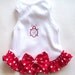 Lady Bug Dog Dresses XXS one to two pounds