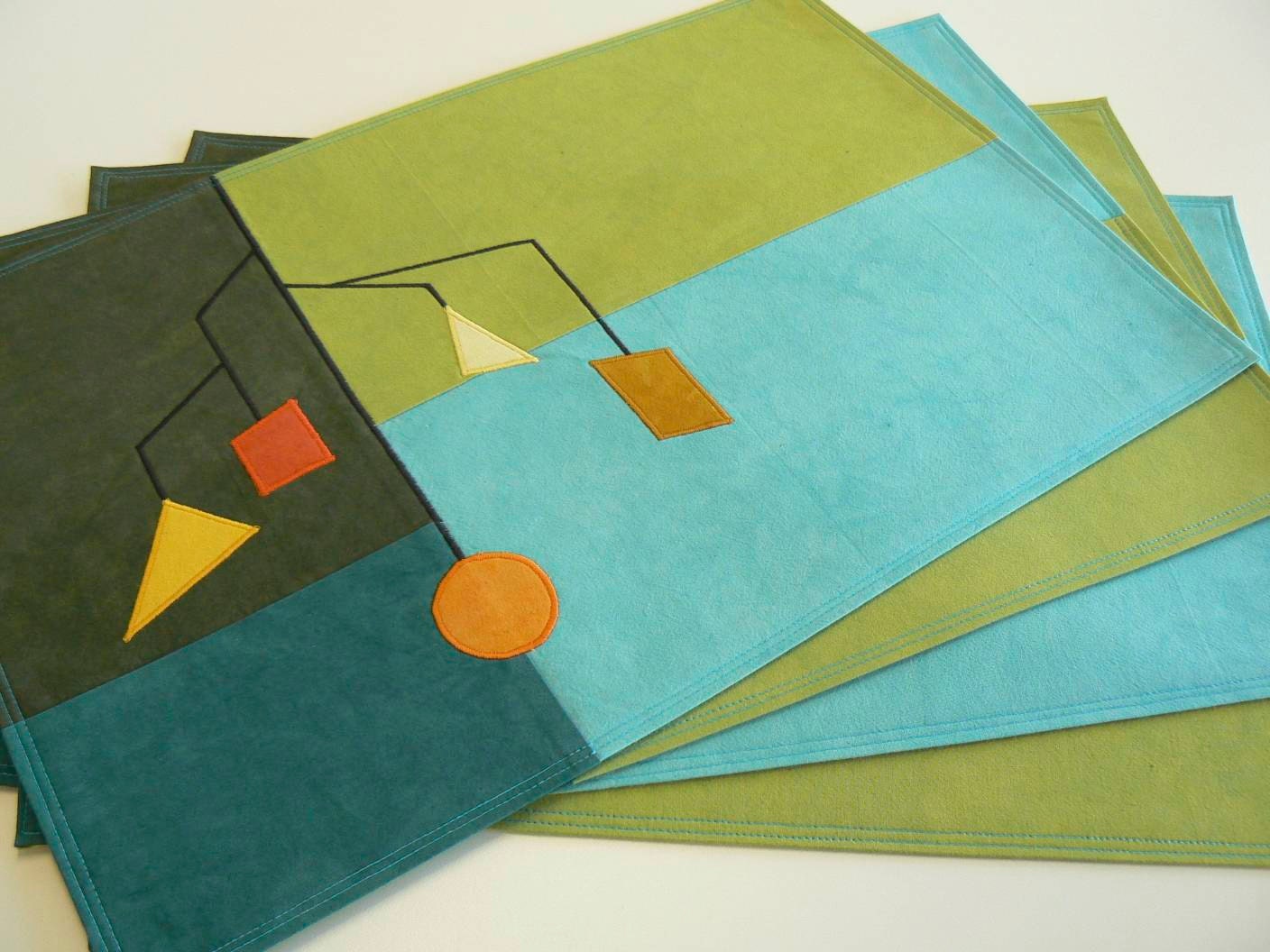 Mobile Place Mats - Set of 4