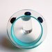 Blue lucite bracelet with real beetles