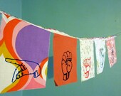 PEACE prayer flags