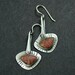 Pinned Red Creek Jasper Earrings