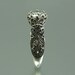 The ENCHANTED PRINCESS White Sapphire 14K gold engagement ring