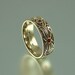 The RED COUNT 14k yellow gold with garnet accents band RESERVED for Melanie