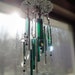 The Emerald City, Stained Glass Windchimes, Mobile, Wall Hanging