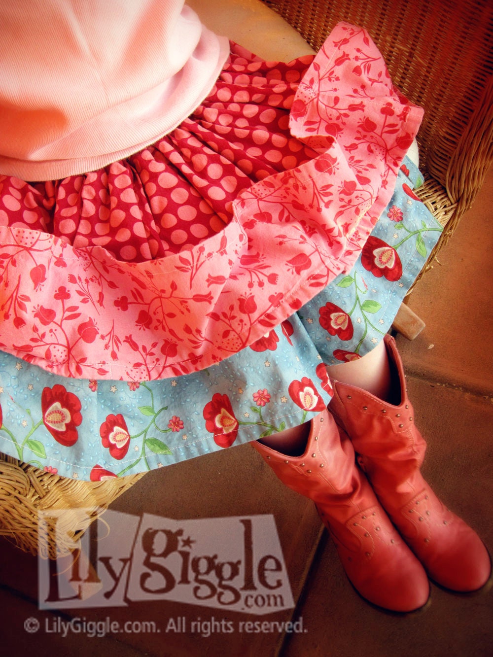 PDF "An A is Just Three Sticks" SKIRT Sewing E-Pattern and Detailed Tutorial...sizes 2-10, Apron Skirt w/ Pockets