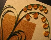 Yellow Flower Bud Note Card