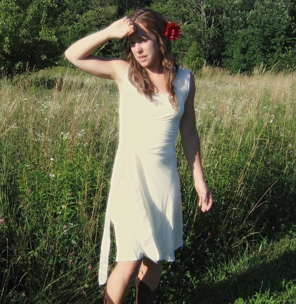 Bamboo Wedding Wrap with Hemp Silk Ties