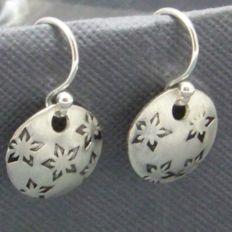 Star Fruit Earrings - Sterling Silver