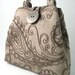 handmade hobo ,tote shoulder bag 2 way bag