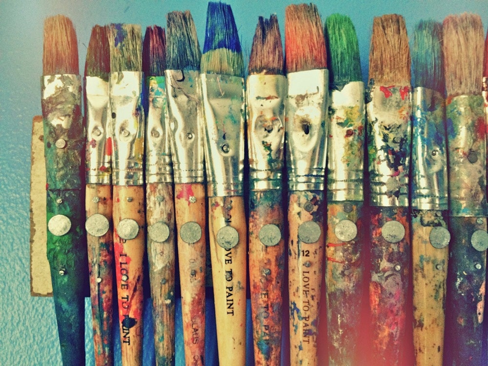 Paint Brush Assemblage, A Selection of Magic Wands