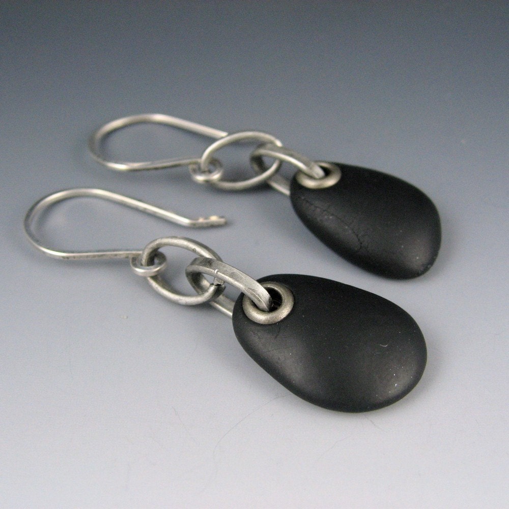 Faux Pebbles with Rivet Earrings