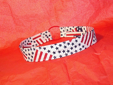 Patriotic Headband, Holiday Hair Band, Stars & Flags Theme
