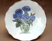 Hydrangea Trinket Bowl
