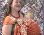 Sewfunky Designer Adjustable Baby Sling certified organic cotton