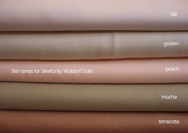 Waldorf Doll Skin Puppen Tricot 1 meter