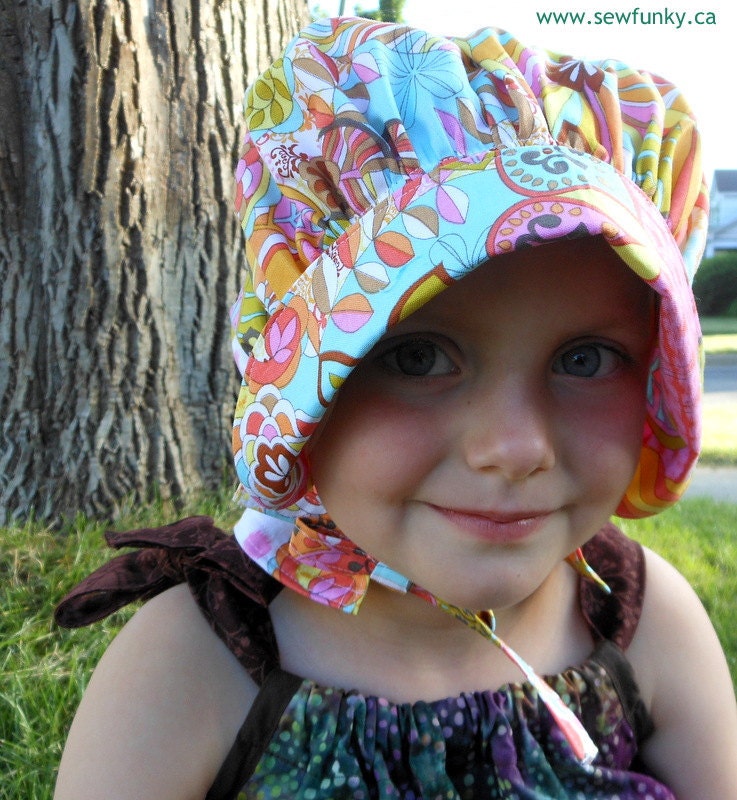 Bonnet Sun Hat - Sun Bonnet for Baby Toddler Child - Sunshine Daydreams