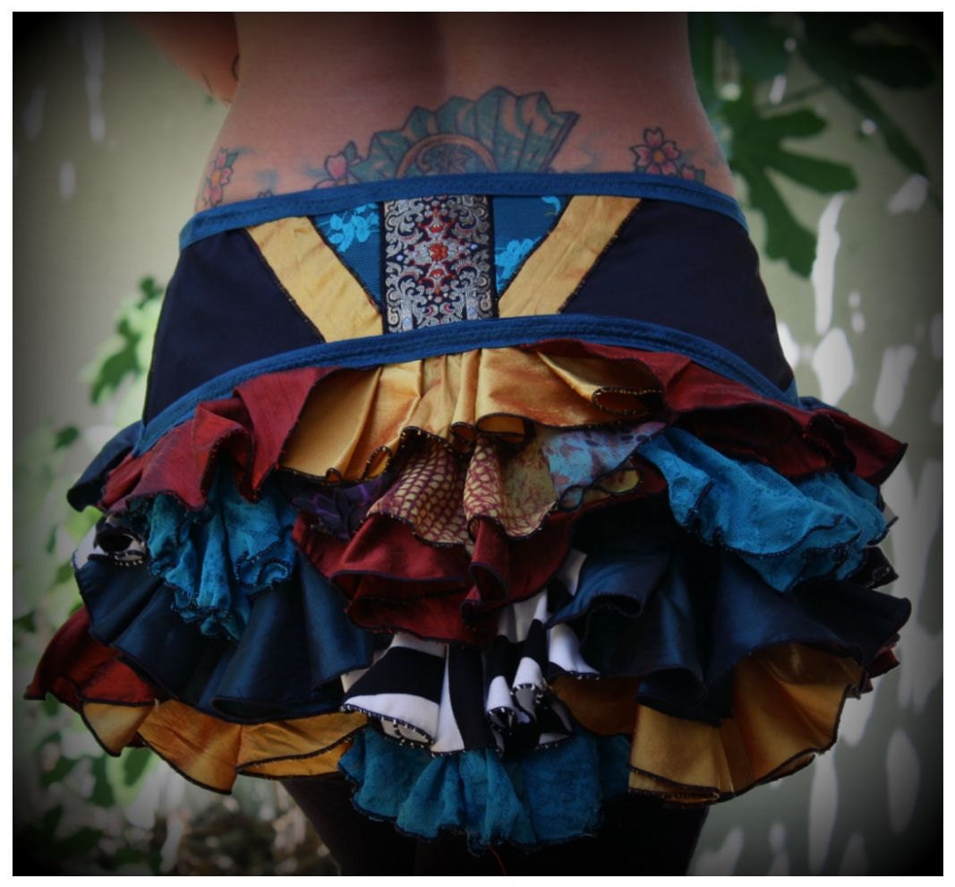 Circus Ruffle Bustle Patchwork Zombie Ragdoll