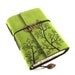 Leather journal, Green, Notebook: Growings