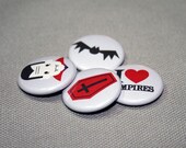 I Heart Vampires Buttons