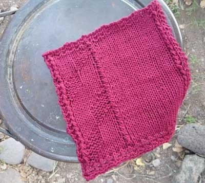 Diamonds and Pearls - KNITTING PATTERN - PDF File - not a finished item