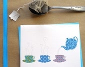 Teatime Cards - set of 4