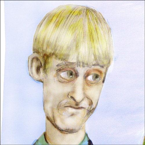 Ode to Gareth from the original british The Office 5 x 7 print portrait