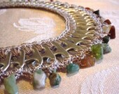 Pull Tab Necklace - Healing Stones Series -  Mixed Jasper