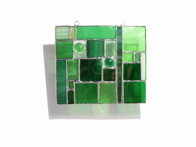 Shades of Green - Suncatcher