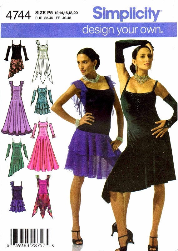 Simplicity 4744 Sewing Pattern Womens Dress by on Etsy