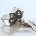 ICE - Artisan Handmade Rock Crystal Gemstone Earrings with Brass - SRAJD