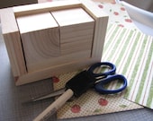Blank Perpetual Wooden Block Calendar - Nekkid Wood