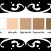 PEACOCK FEATHER TATTOO gorgeous thigh-high stockings Light Mocha